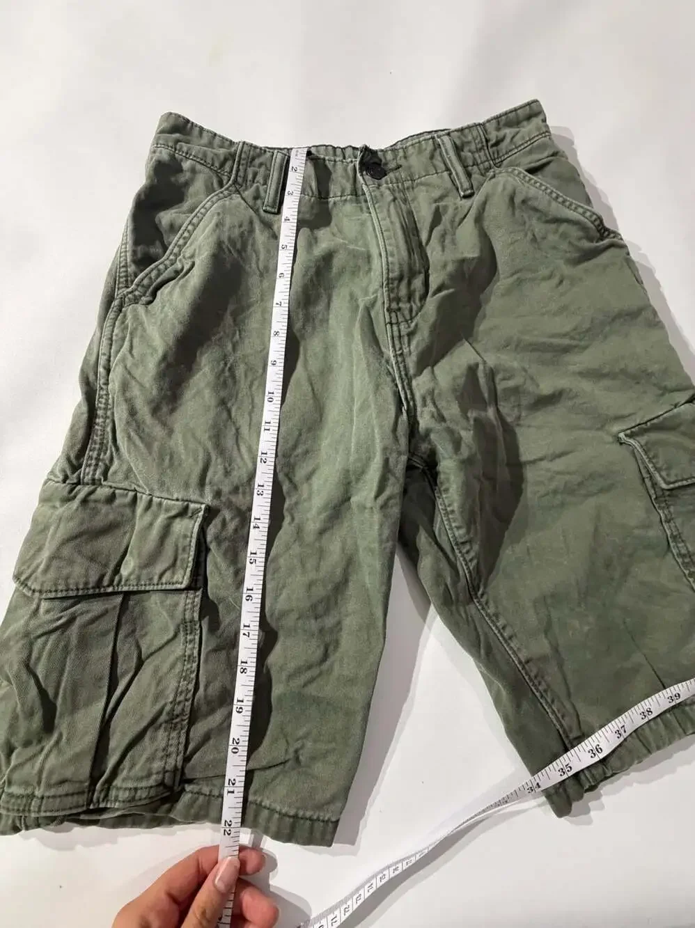 Levis Olive Green Utility Cargo Shorts Mens Size W29